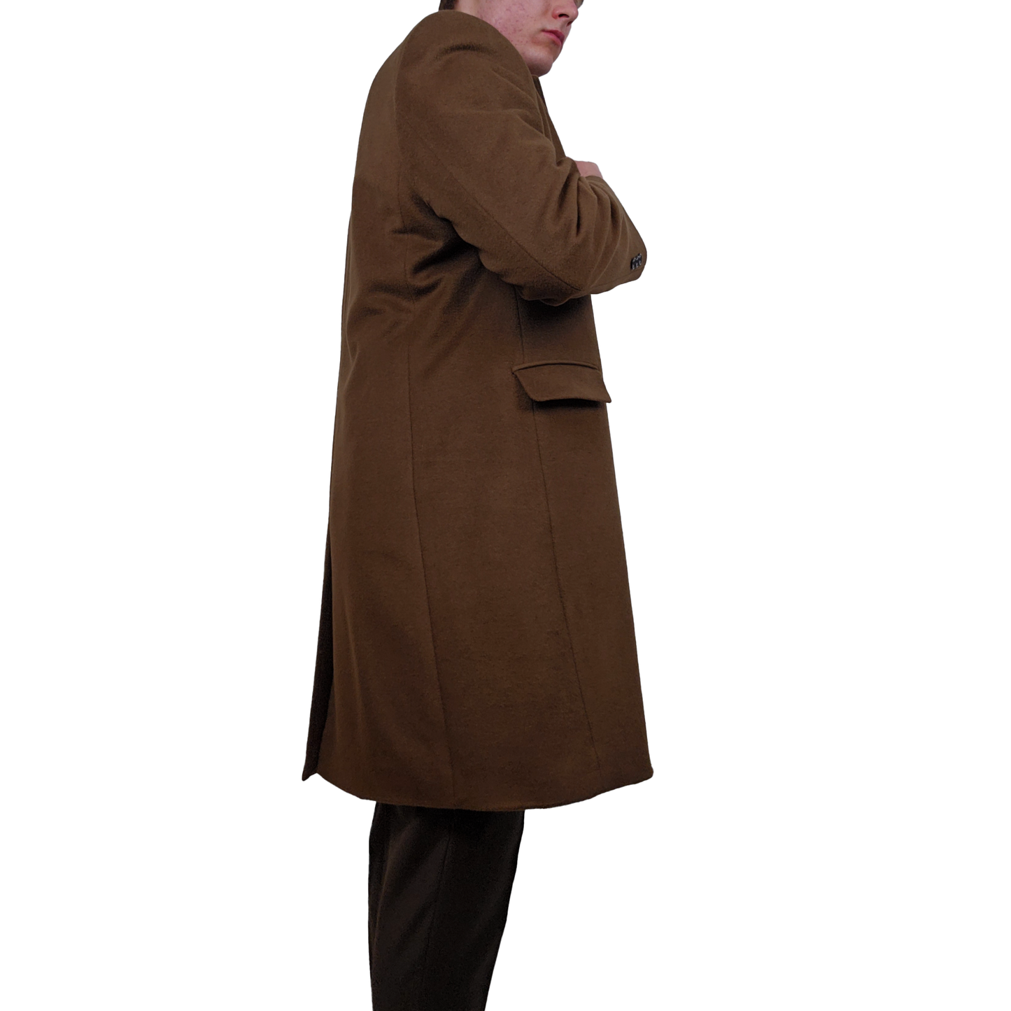 Wintermantel aus dicker Wolle