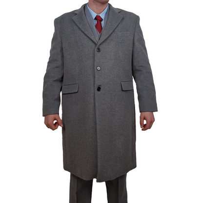 Wintermantel aus dicker Wolle