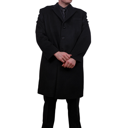 Wintermantel aus dicker Wolle